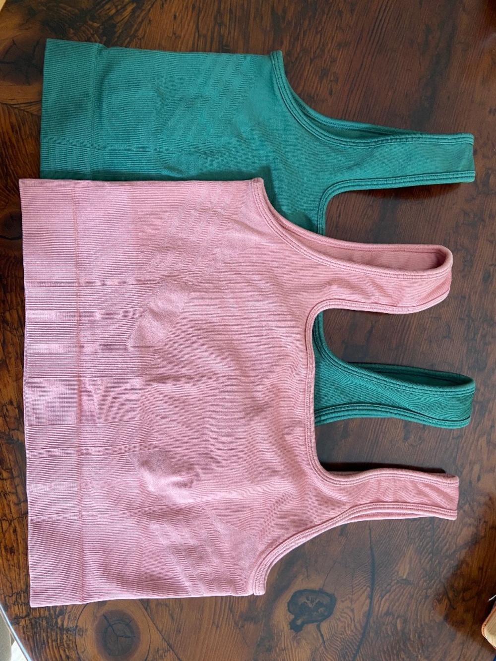 2 Knix cropped camis (size M with built-in bra)